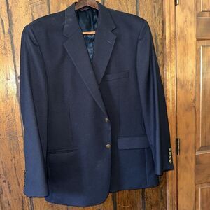 Club Room By Charter Club Mens Regular fit Sport Coat Blazer  Wool Size 46‎